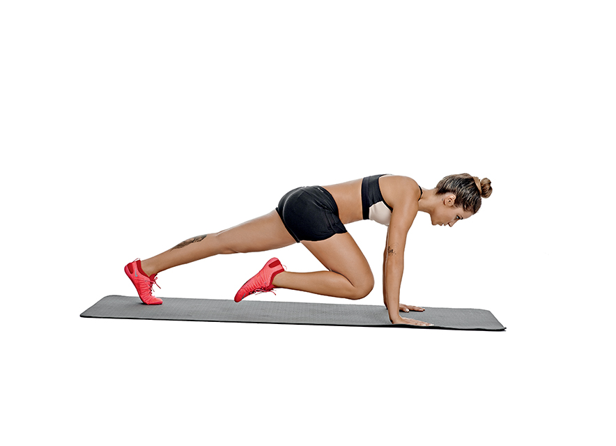 O treino de abd&ocirc;men da musa do skate