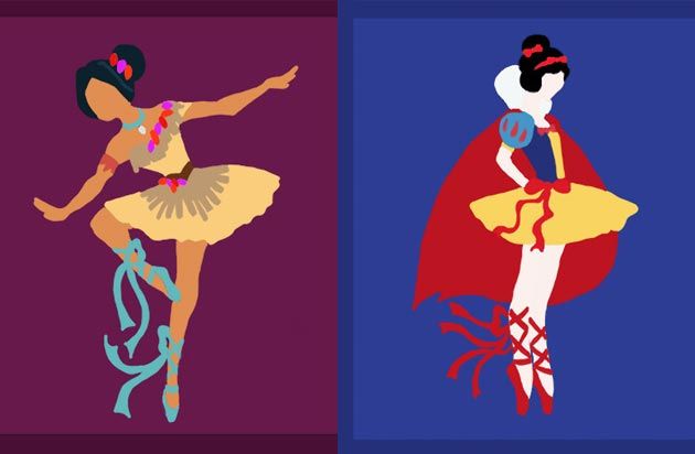 E se as princesas da Disney fossem&hellip; bailarinas?