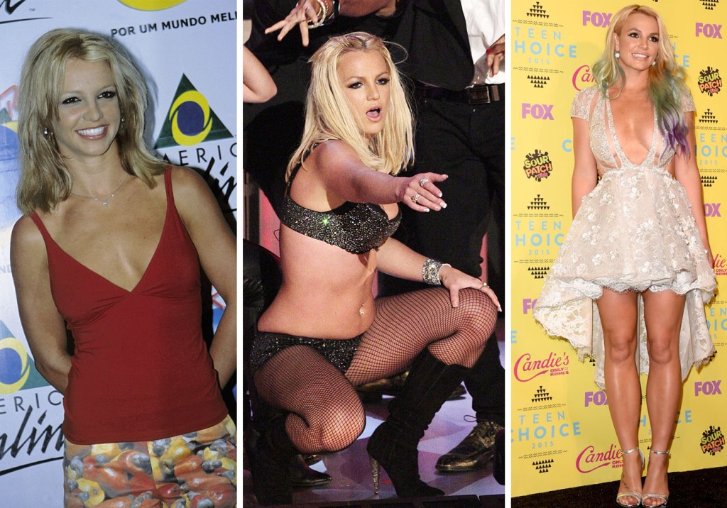 Arquivo/ Getty Images Olha o corpão: Britney Spears fica quase pelada no palco!