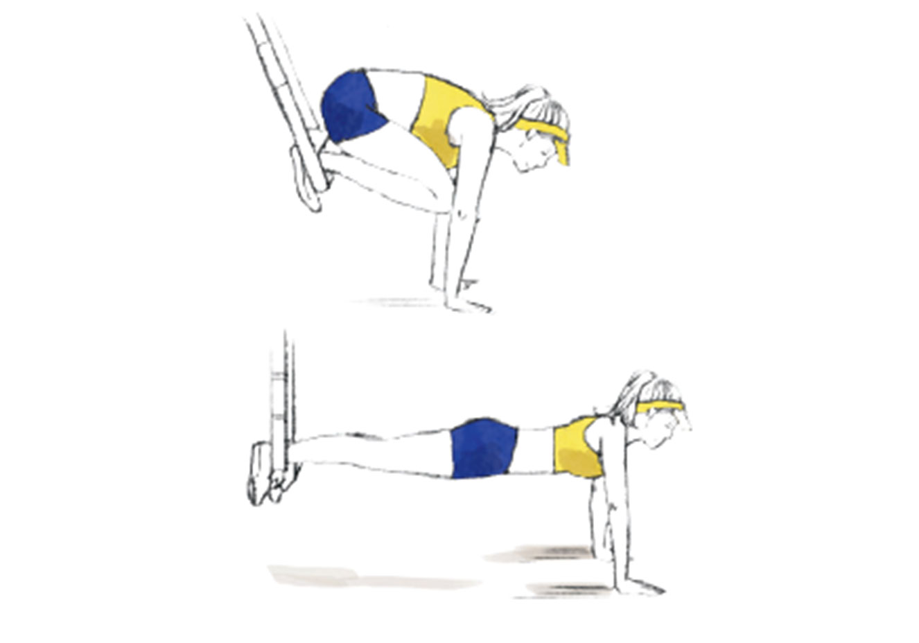 Treino funcional de atletas do v&ocirc;lei de praia para fazer na areia