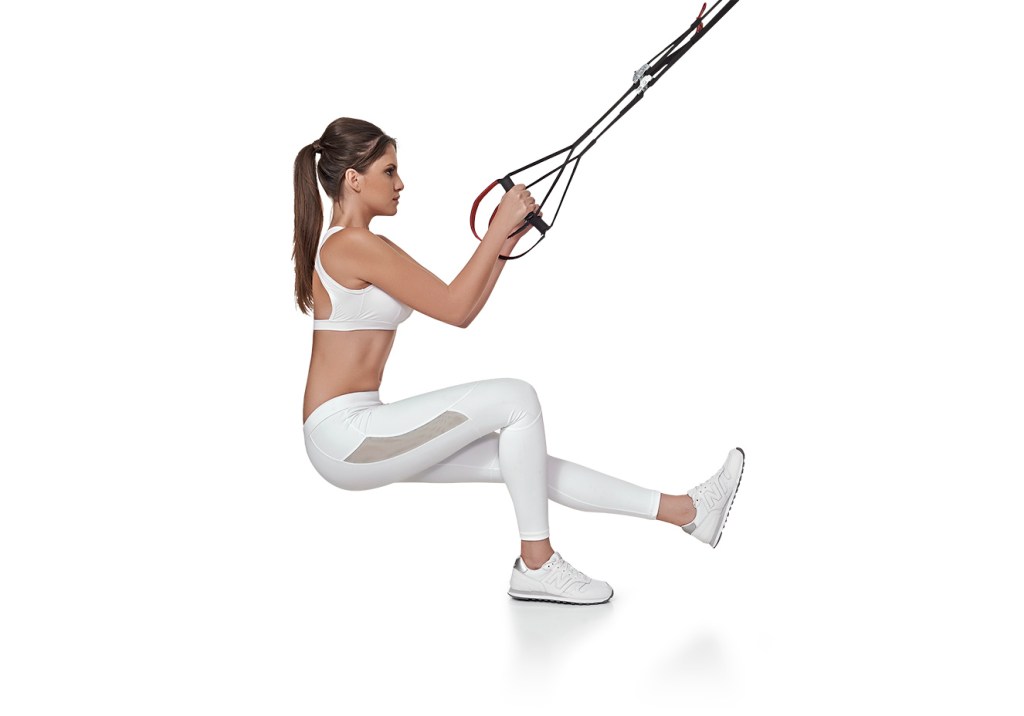 Treino portátil trabalha o corpo todo