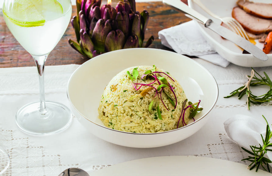 arroz-couve-flor Receita de arroz de couve-flor