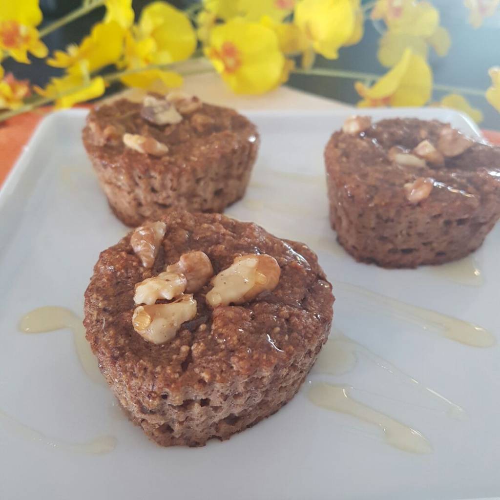 Este bolinho de banana e nozes é termogênico e sem glúten