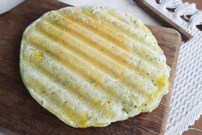 Falso pão de queijo no grill