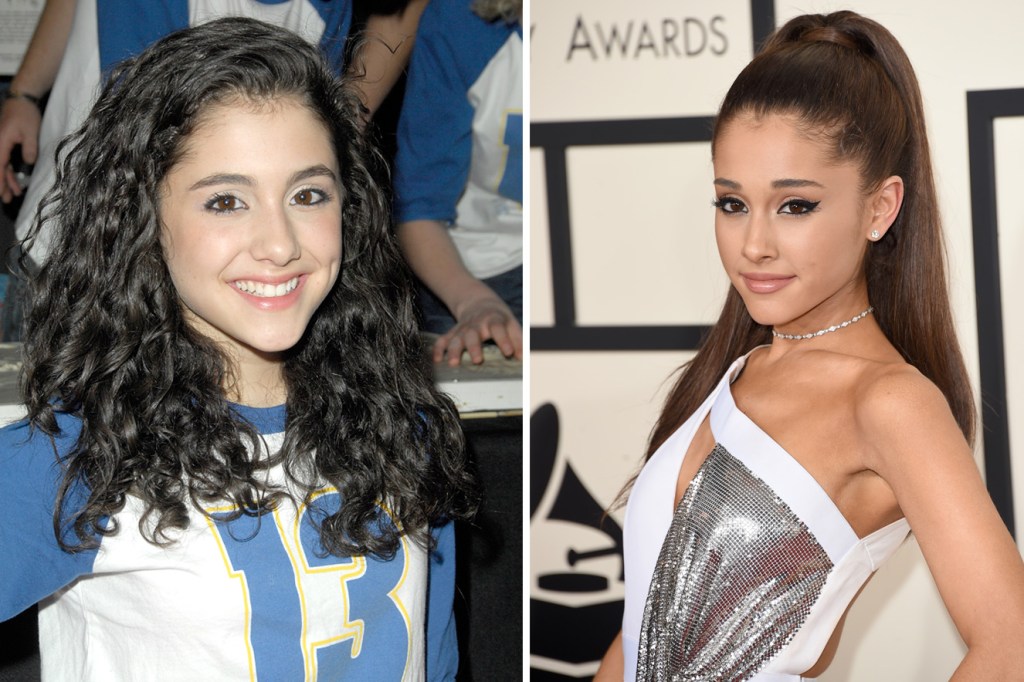 Antes e depois do cabelo de Ariana Grande