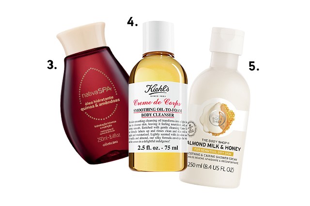 produtos de beleza hidratantes Óleos e hidratantes de banho para cuidar da pele no inverno
