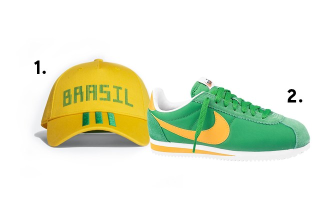 Boné do Brasil e tênis feminino estilo chuteira Copa do Mundo: 16 peças e acessórios para usar nos jogos do Brasil