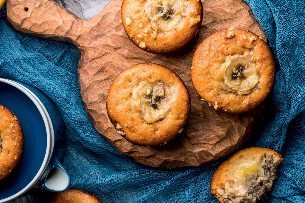 muffin-de-banana Muffin: 5 receitas práticas e saudáveis para comer durante a semana