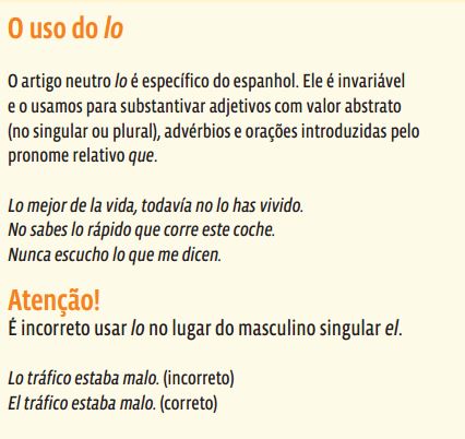 Espanhol: Dicas de conteúdo - Gêneros dos substantivos - Guia do