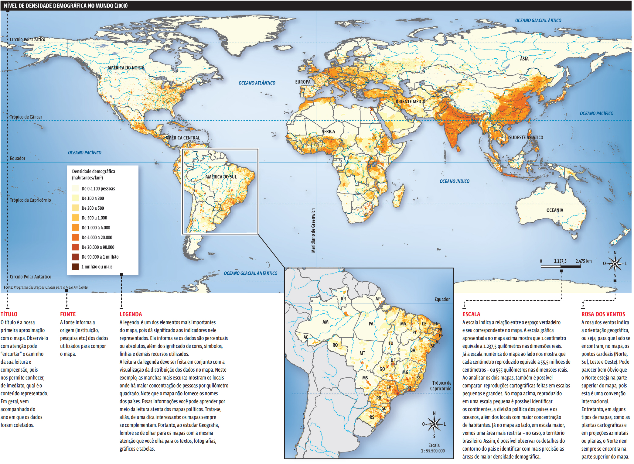 Cartografia: Linguagem dos mapas