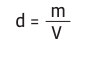formula _densidade