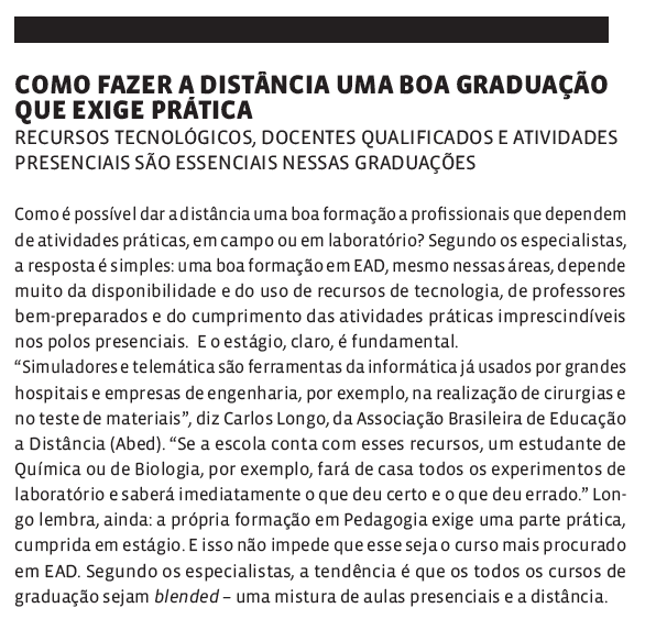 EaD funciona para cursos práticos?