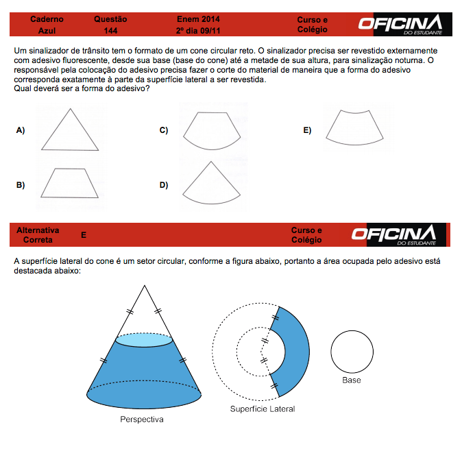 Enem 2014: correção da questão 144