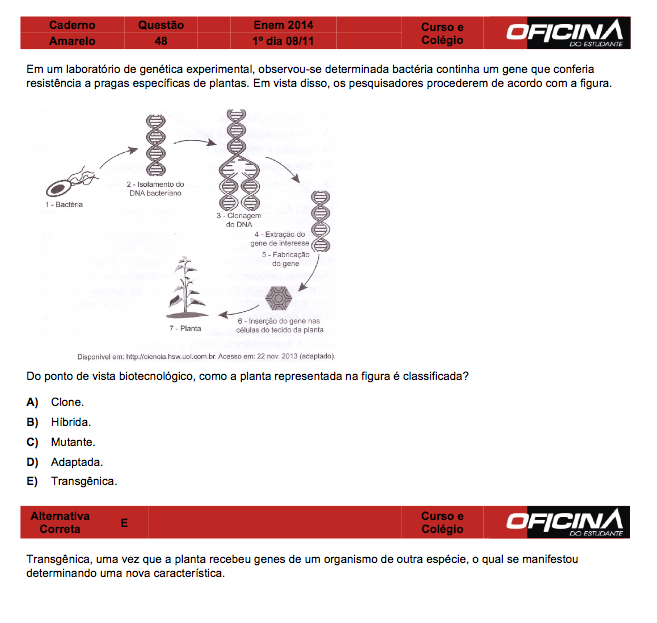 Enem 2014: correção da questão 48