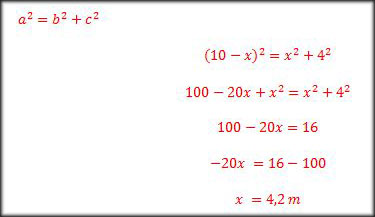Geometria &ndash; Altura de um tri&acirc;ngulo