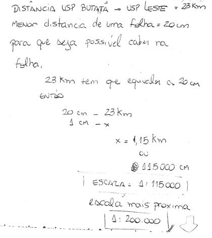 Geografia &ndash; Escala 1
