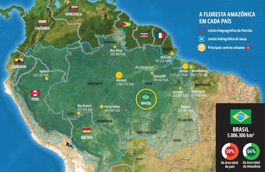 Site do Almanaque Abril lan&ccedil;a especial sobre a Amaz&ocirc;nia