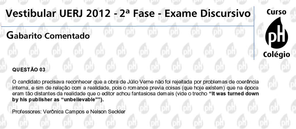 Uerj 2012 &ndash; Ingl&ecirc;s (quest&atilde;o 3)