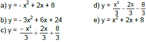 Função Quadrática – Análise