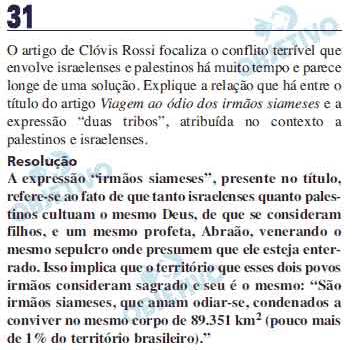 Unesp 2011/2 – segunda fase: Questão 31