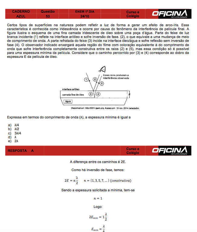 UFRN 2015/1 questão 53 - Estuda.com ENEM