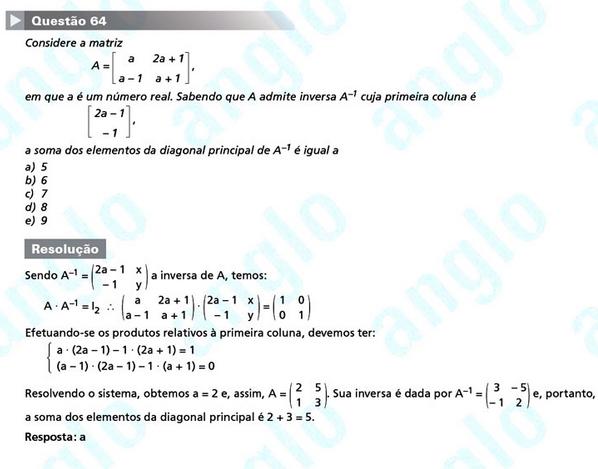 UFF 2012/1 questão 64 - Estuda.com ENEM