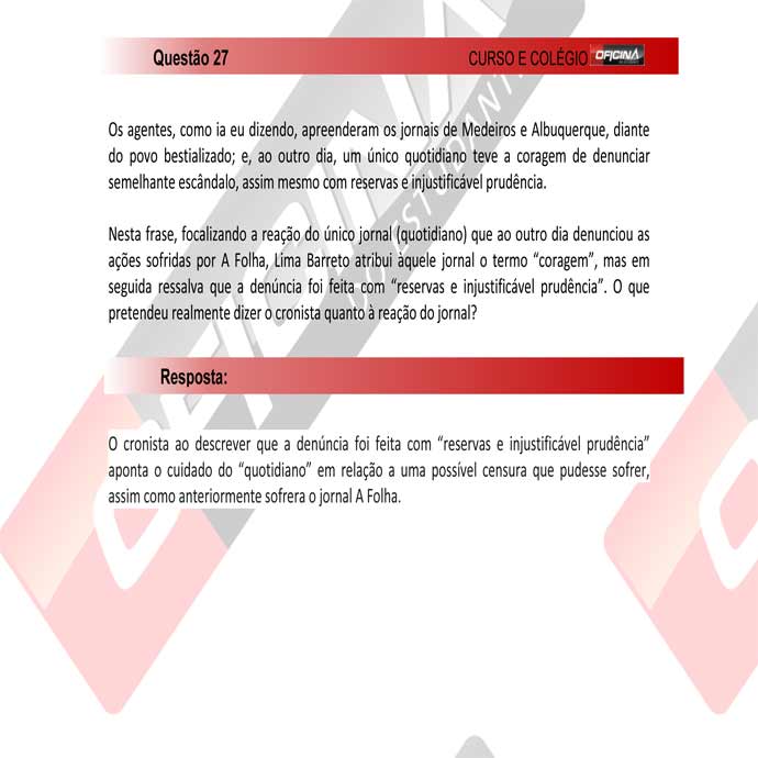 Unesp 2012/2 &ndash; segunda fase: quest&atilde;o 27