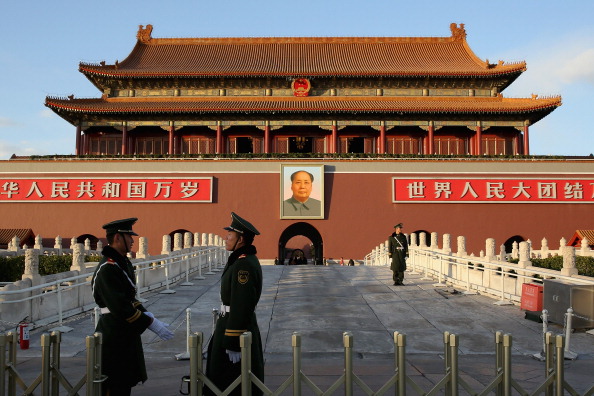 Praça da Paz Celestial, em Pequim, onde se localizam os principais poderes da China (foto: Getty Images)