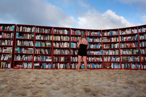 IKEA Create World's Longest Outdoor Bookcase On Bondi Beach
