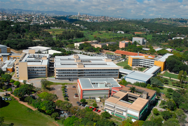 Complexo de prédios das engenharias na UFMG (foto: divulgação)