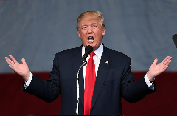  O candidato republicano Donald Trump em discurso na cidade de Henderson (Nevada), em outubro (foto: Ethan Miller/Getty Images)