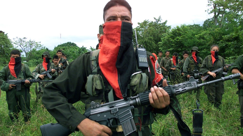 Integrantes do Exército de Libertação Nacional (ELN). Foto: Getty Images.
