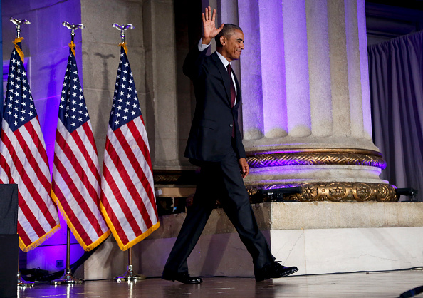 O presidente dos EUA, Barack Obama, em cerimônia realizada na Casa Branca em setembro de 2016 (foto: Aude Guerrucci-Pool/Getty Images)