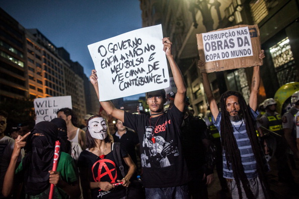 Protests Against The World Cup Continue In Brazil