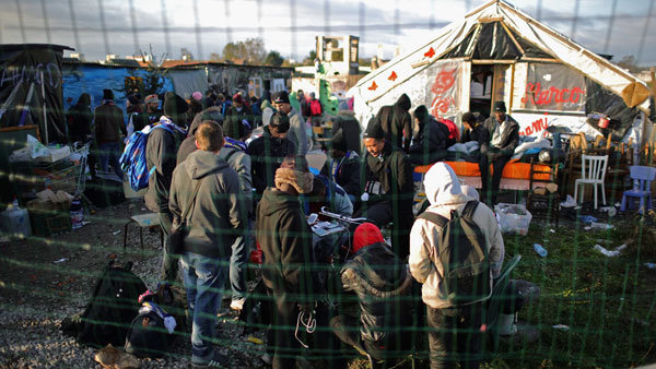 O campo de refugiados de Calais, na França, desativado há duas semanas (foto: Getty Images)