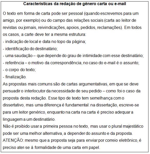 Análise da proposta de redação: o que você acha da meia entrada para estudantes? – tema do vestibular 2012 da UFPR