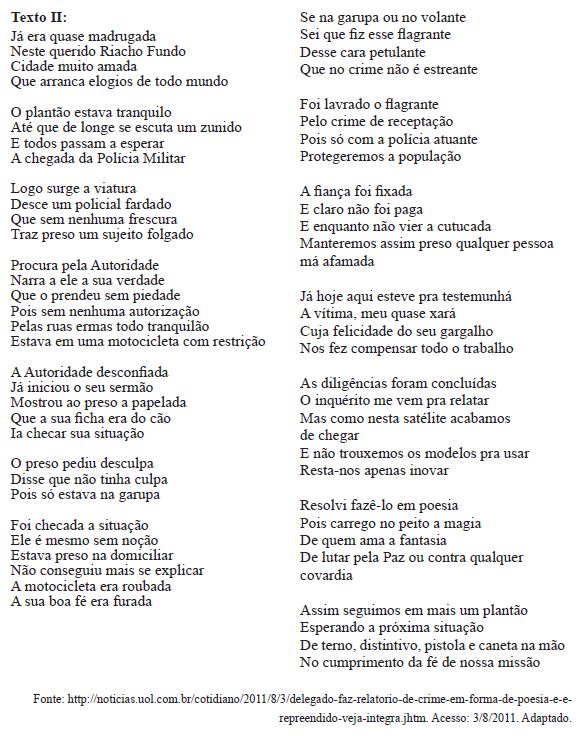 Nova proposta de redação: o uso da poesia no cotidiano