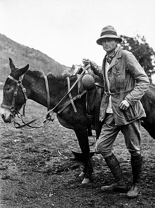 Hiram Bingham, o verdadeiro "Indiana Jones", em 1911 (foto: tumblr/indypendenthistory)
