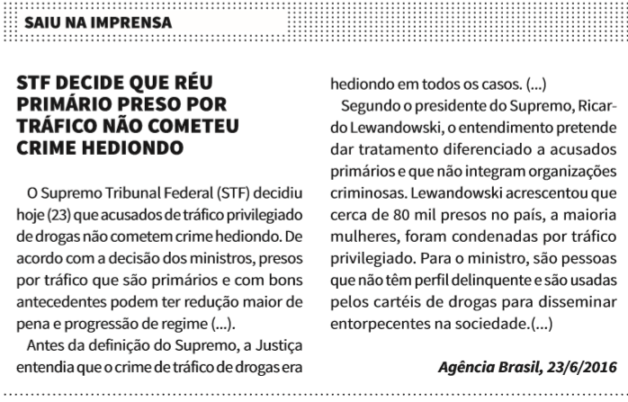 Questões Sociais – Drogas