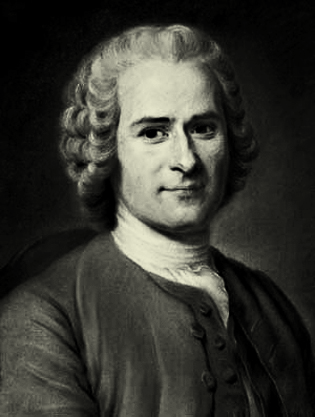 Retrato de Jean Jacques Rousseau