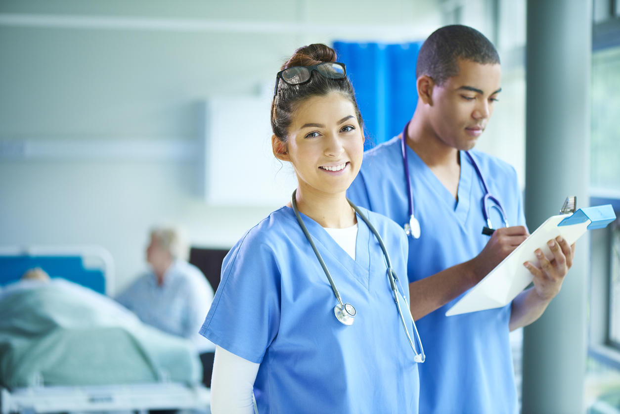 Equipe Hospitalar. Médico Do Grupo De Enfermeiros. Profissionais