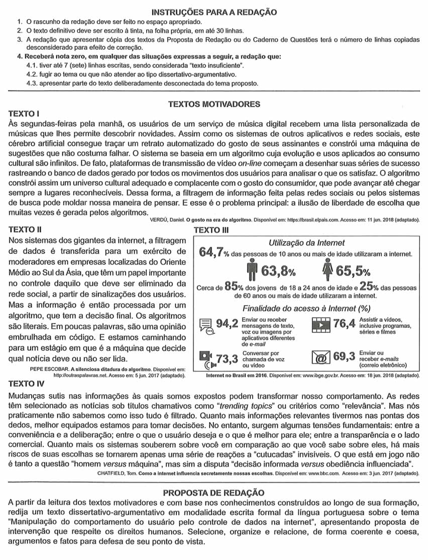 Enem 2019: Dicas para fazer uma boa redação