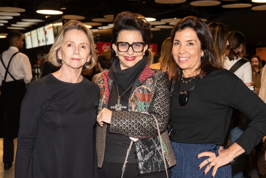 As empresárias da CASACOR Sheila Podestá, Moema Leão e Eliane Martins
