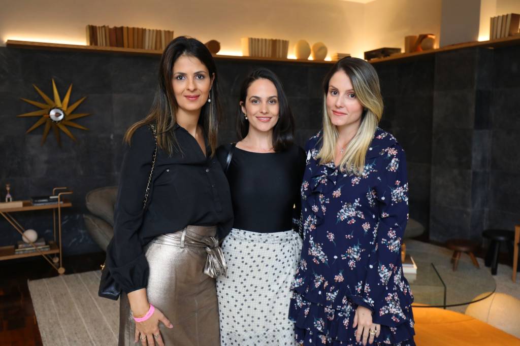 Juliana Dias, Renata Vieira e Laísa Gouvêa